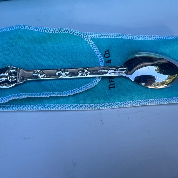 Tiffany and Co Sterling Silver Christmas Spoon - Santa Down the Chimney- - Picture 13 of 16